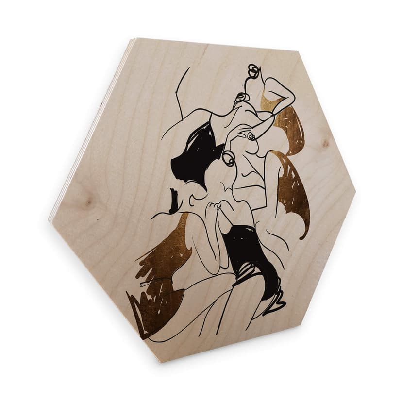 Esagoni in legno Kubistika - Ballerine