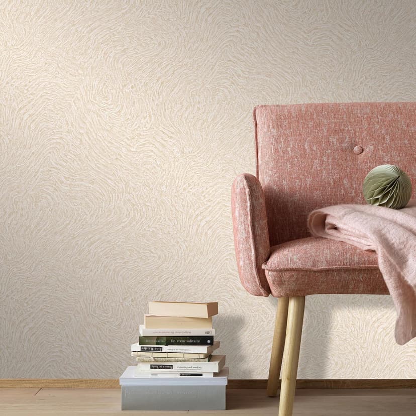 Carta da parati in tessuto non tessuto Erismann Focus beige