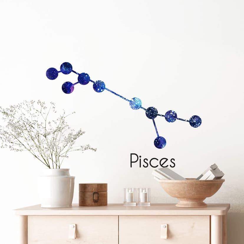 Adesivo murale zodiaco Pisces - Pesci