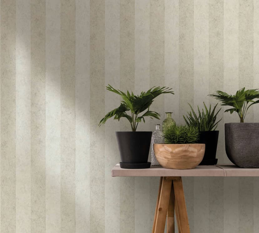 Carta da parati non tessuta a strisce beige per soggiorno camera da letto cucina Marburg wallpaper