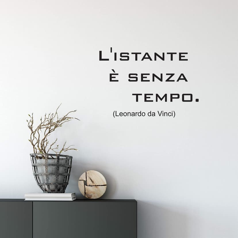 Adesivo murale - L'istante è senza tempo