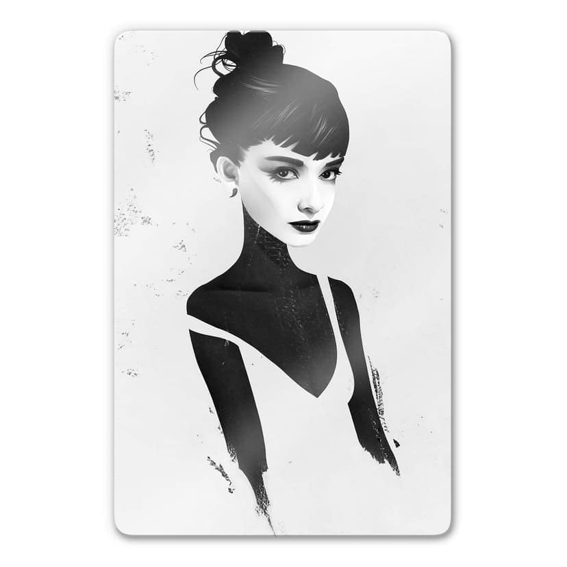 Glasbild Ireland - Oh Audrey
