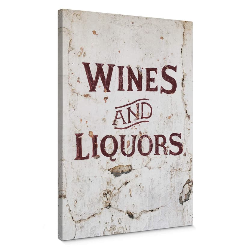 Stampa su tela Hugonnard - Wines and Liquors