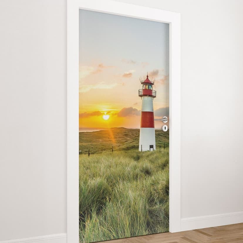 Faro con film a porte su Sylt