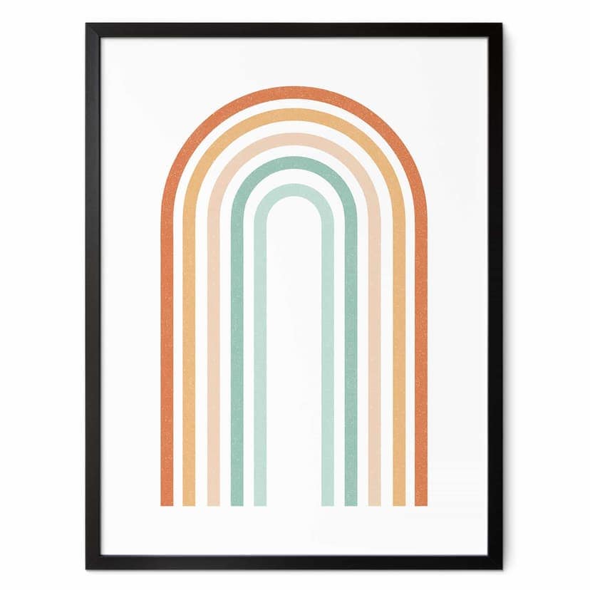 Poster Boho Rainbow