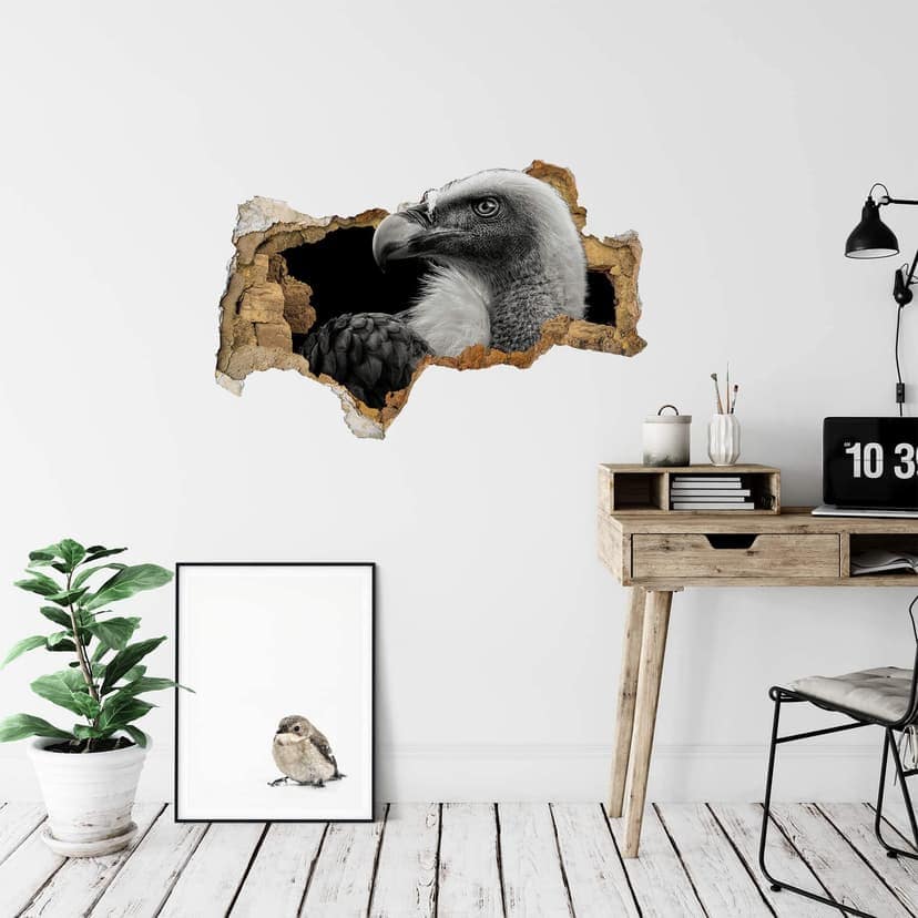 Adesivo murale 3D Meermann - Avvoltoio