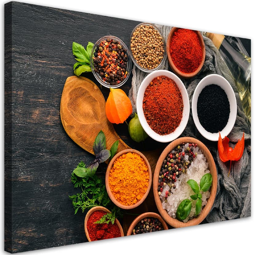 Stampe su tela, Erbe fresche per la cucina
