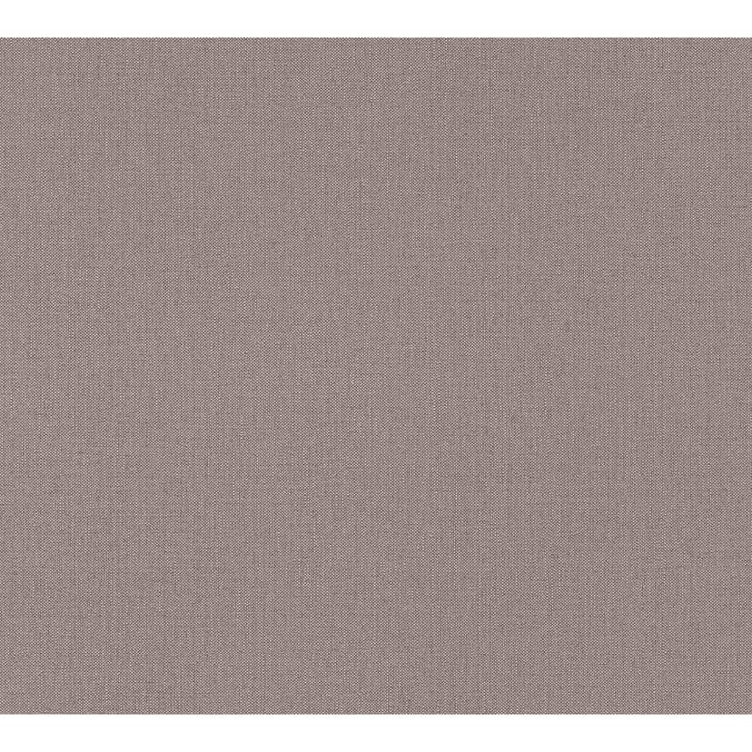 Carta da parati in tessuto non tessuto a tinta unita Hygge marrone con struttura