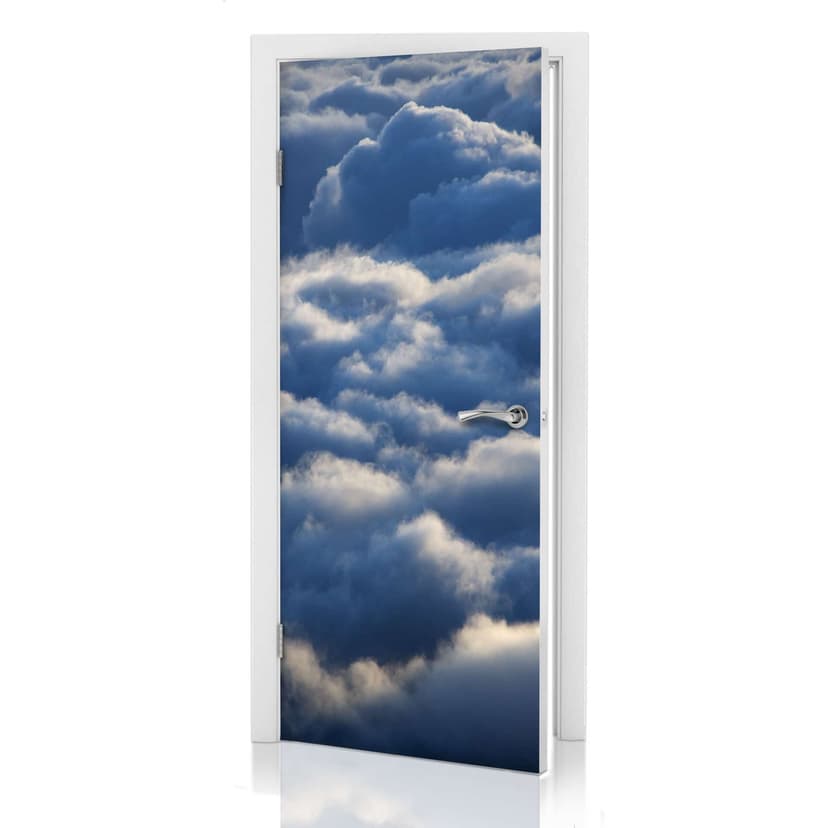 Adesivi per porte - Nuvole