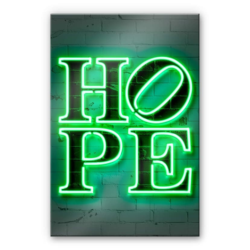 Stampa su vetro acrilico Mielu - Hope
