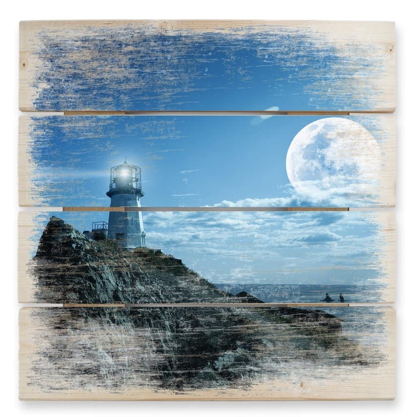 Stampa su legno - Faro