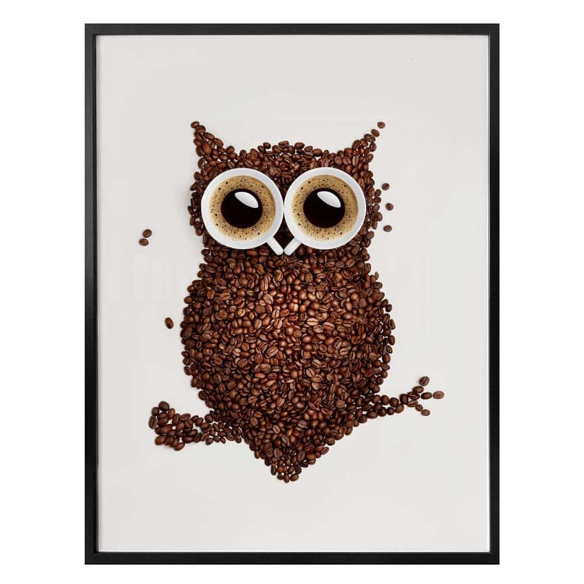 Poster - Una civetta di caffè