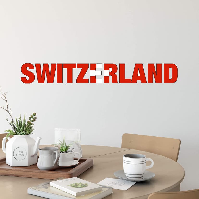Scritta "Switzerland"