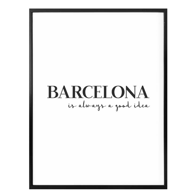 Poster - Barcelona