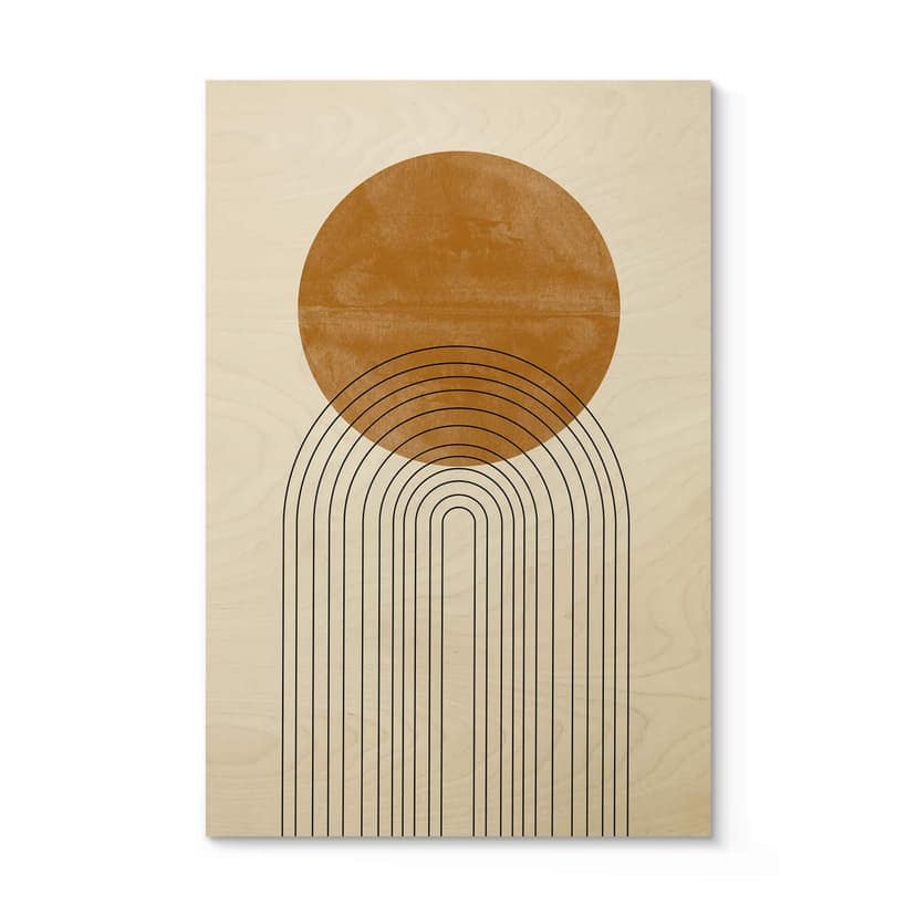 Stampa su legno Lo studio Miuus - Flusso astratto