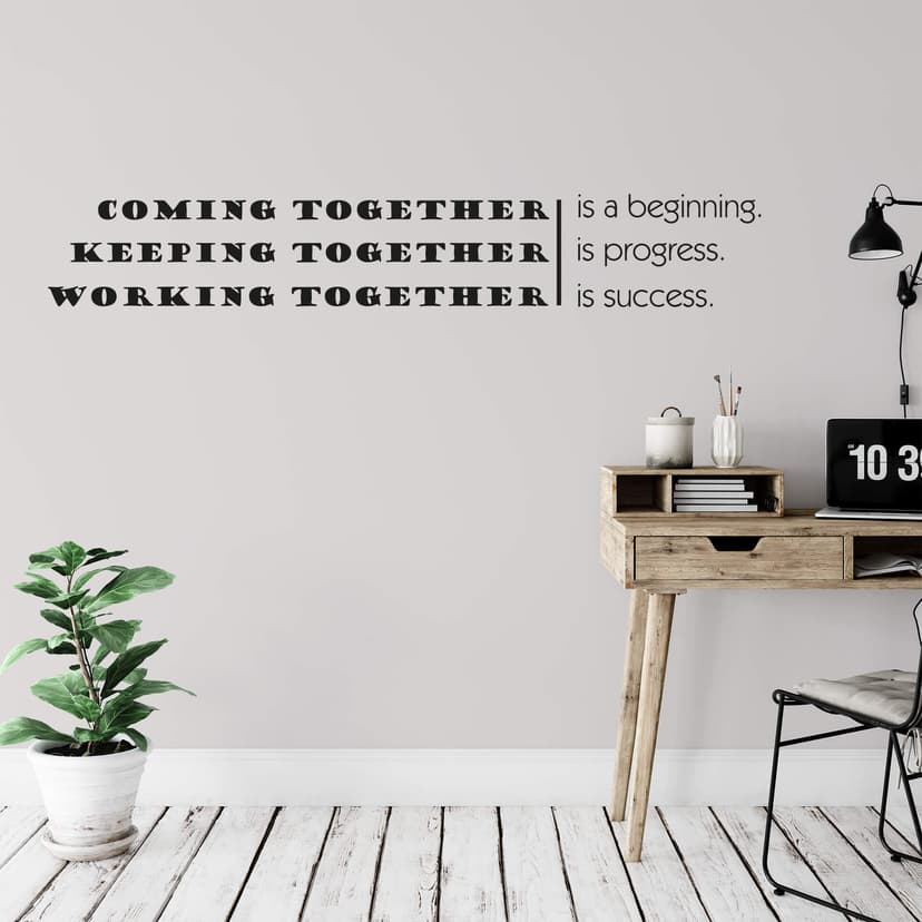 Adesivo murale - Coming together...
