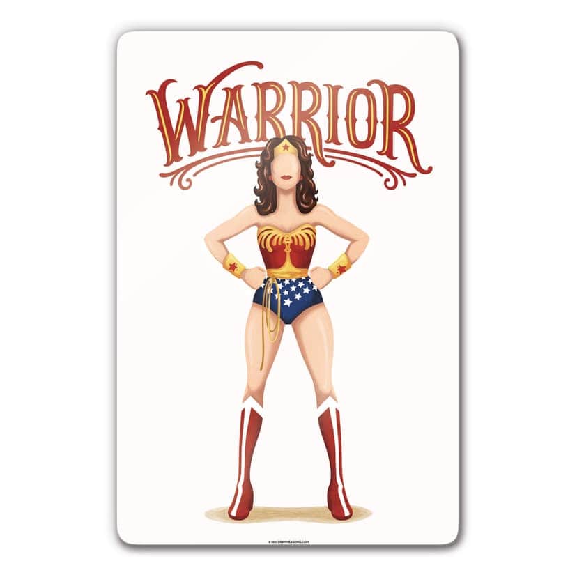 Stampa su vetro Tohmé - Wonderwoman