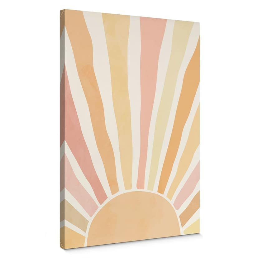 Stampa su tela Raggi di sole boho - Manovski