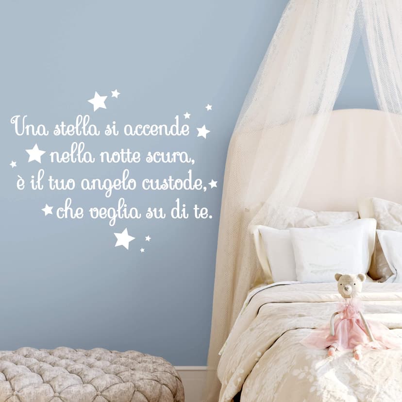 Adesivo murale – Una stella si accende