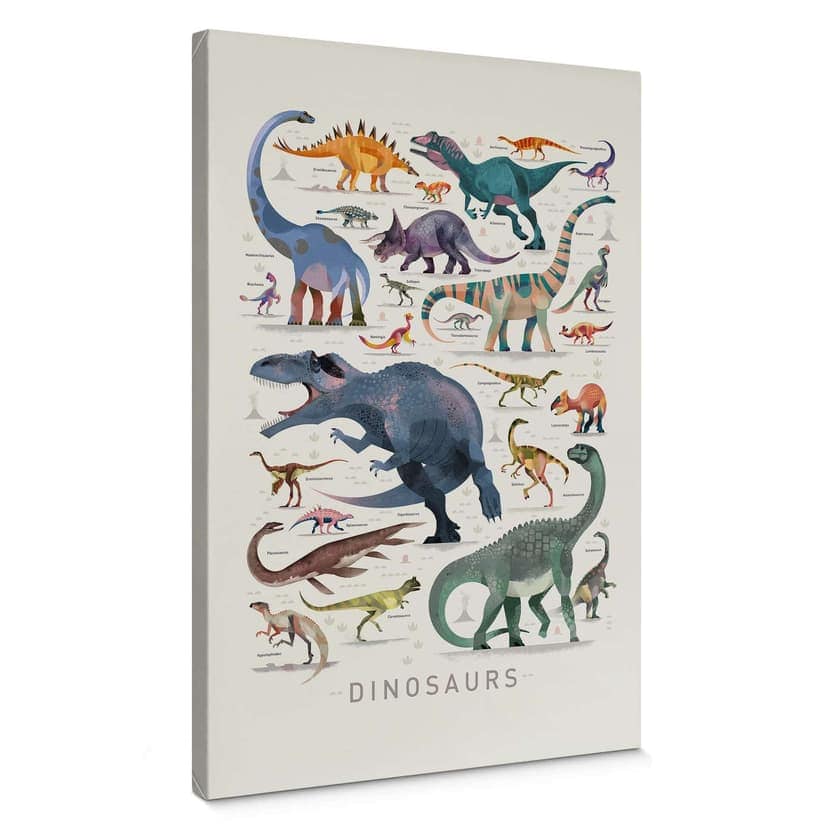 Stampa su tela Braun - Dinosauri Part 2