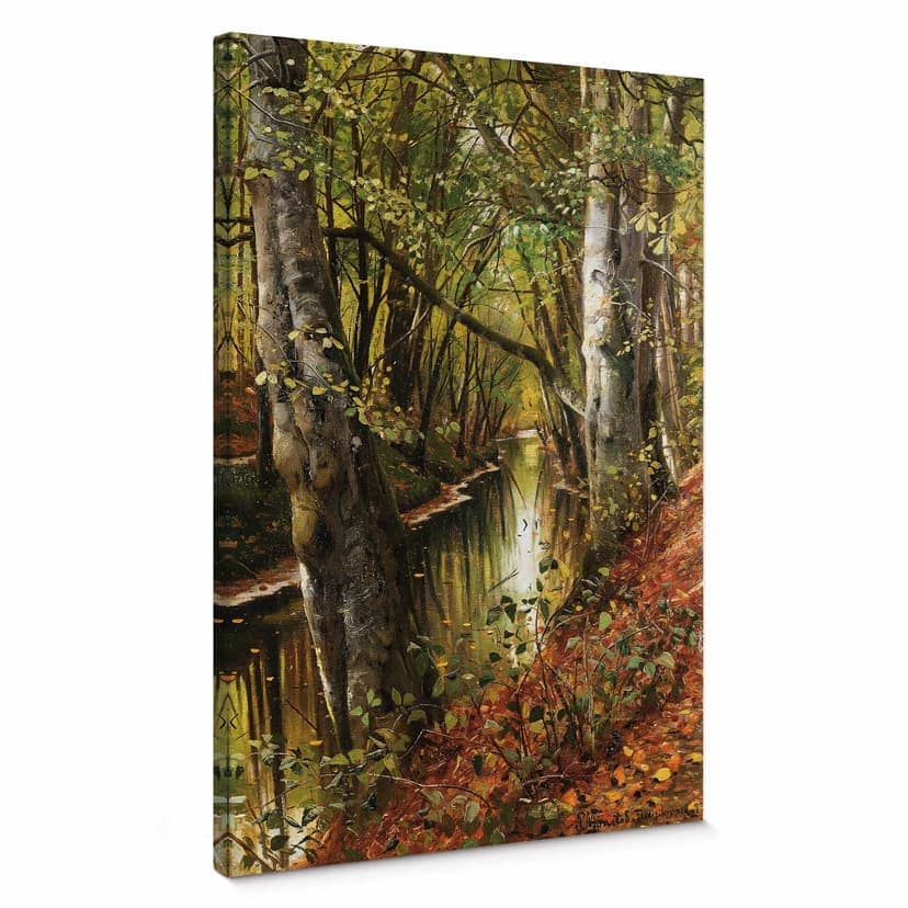 Stampa su tela Moensted - Ruscello della foresta