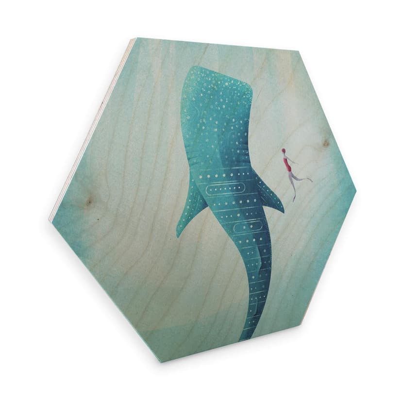 Esagoni in legno Rivers - Balena
