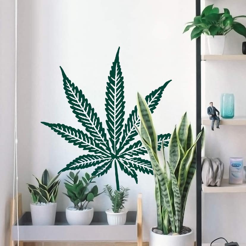 Adesivo murale - Cannabis