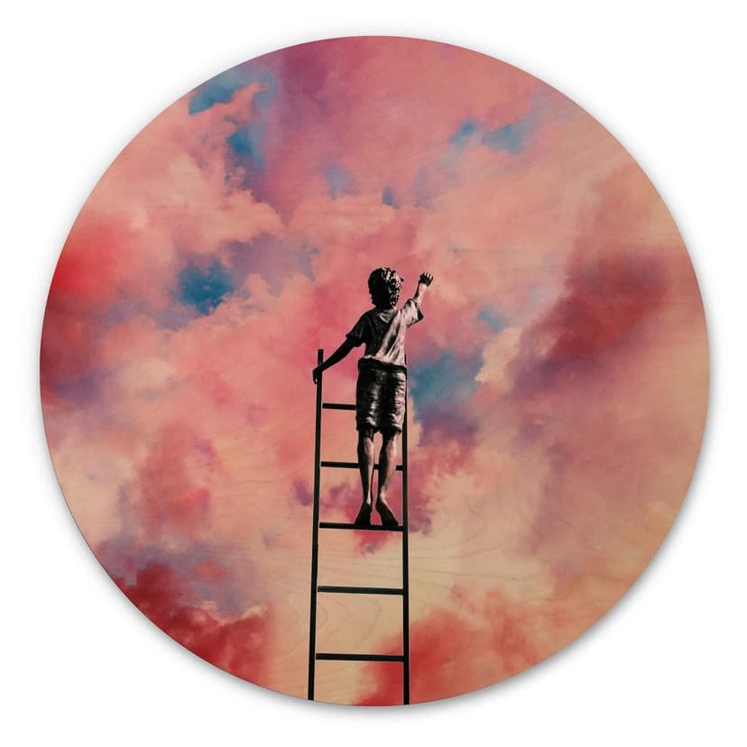 Stampa su legno Taudalpoi - Painting Clouds