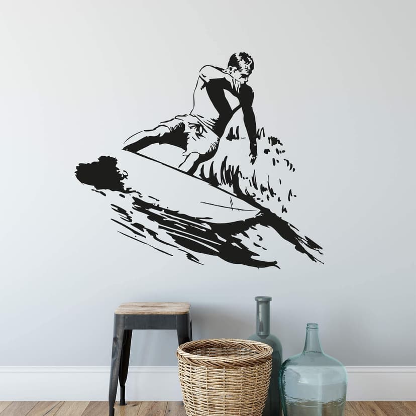 Adesivo murale - Surfista