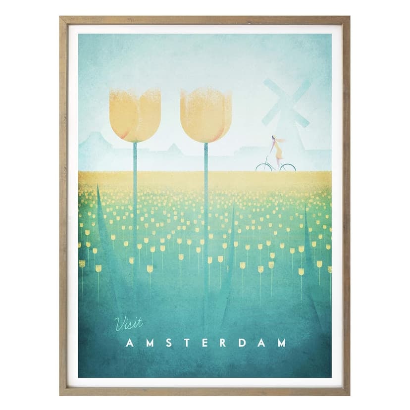 Poster Rivers - Amsterdam