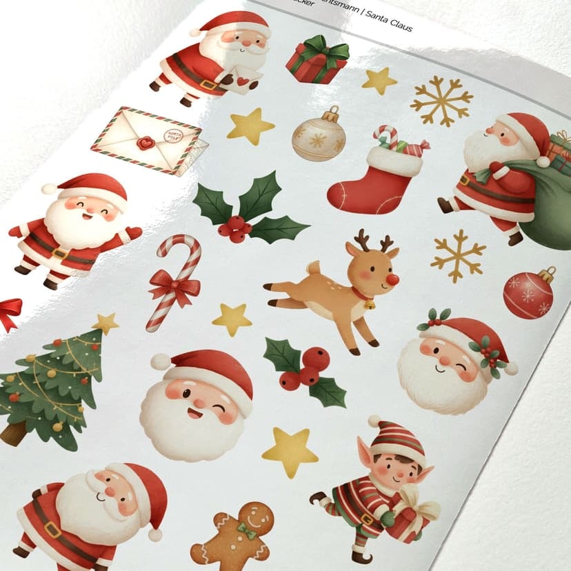 Adesivo Babbo Natale