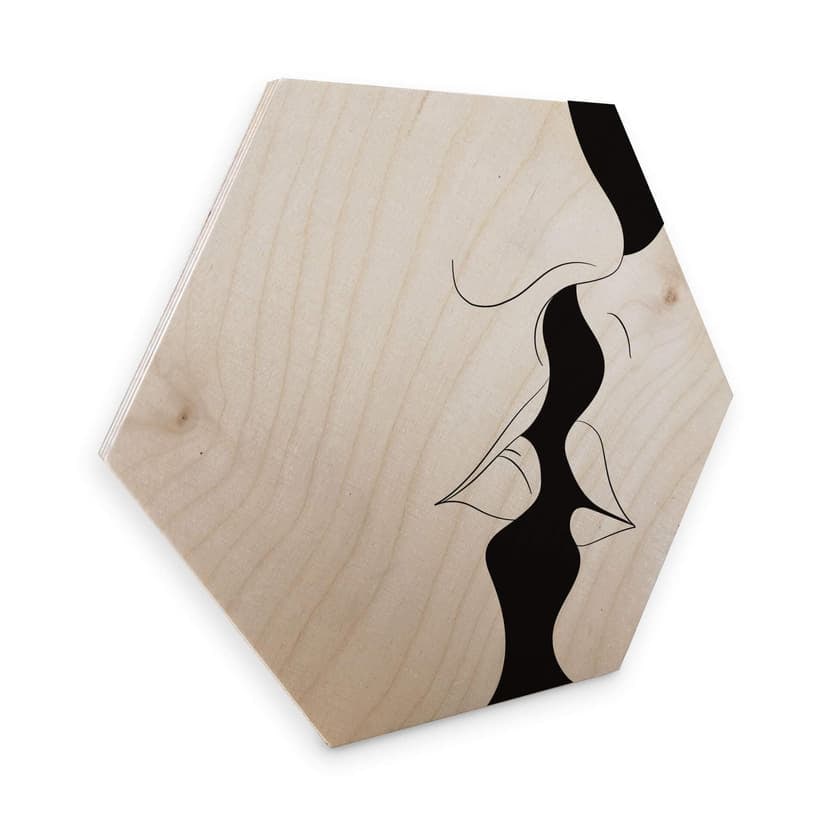 Esagoni in legno Nordic Creators - White Kiss