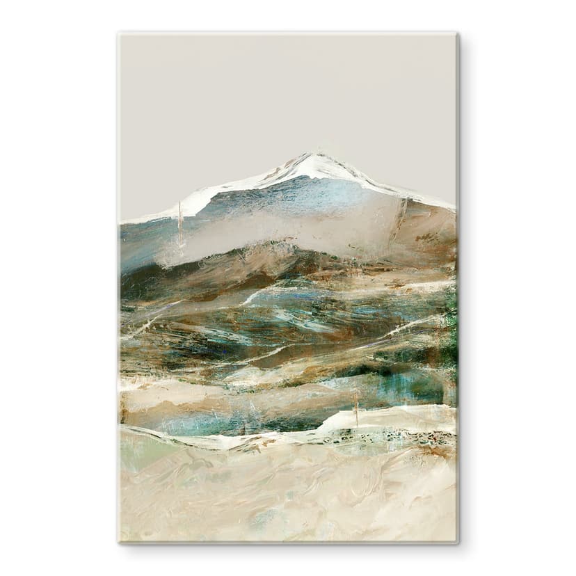 Stampa su vetro Montagne astratte - Hobday