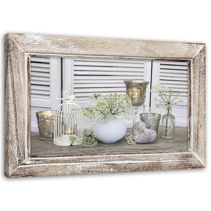 Stampe su tela, natura morta Shabby Chic