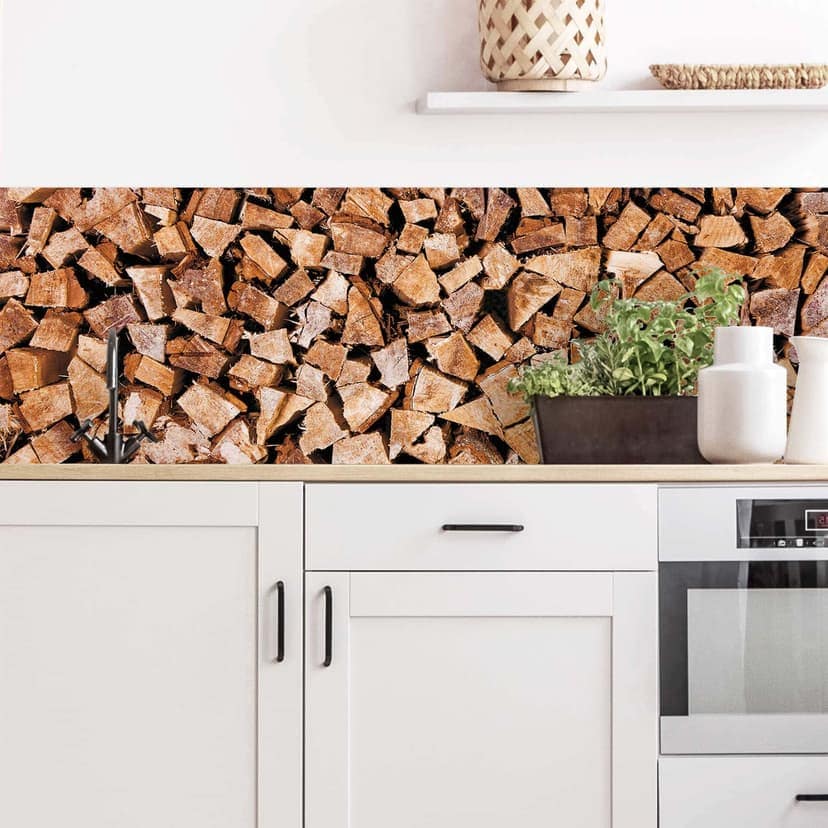 Rivestimento cucina - Alu-Dibond - Legno