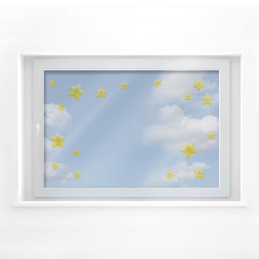 Adesivo per finestra - Stelle