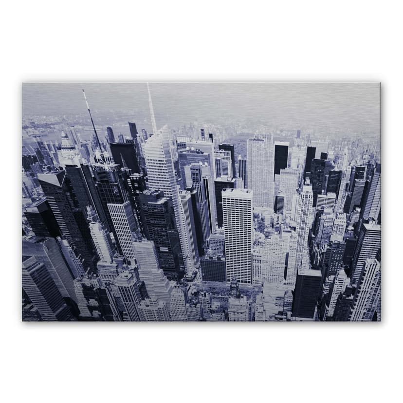 Stampa su Alu-Dibond - Manhattan - veduta aerea