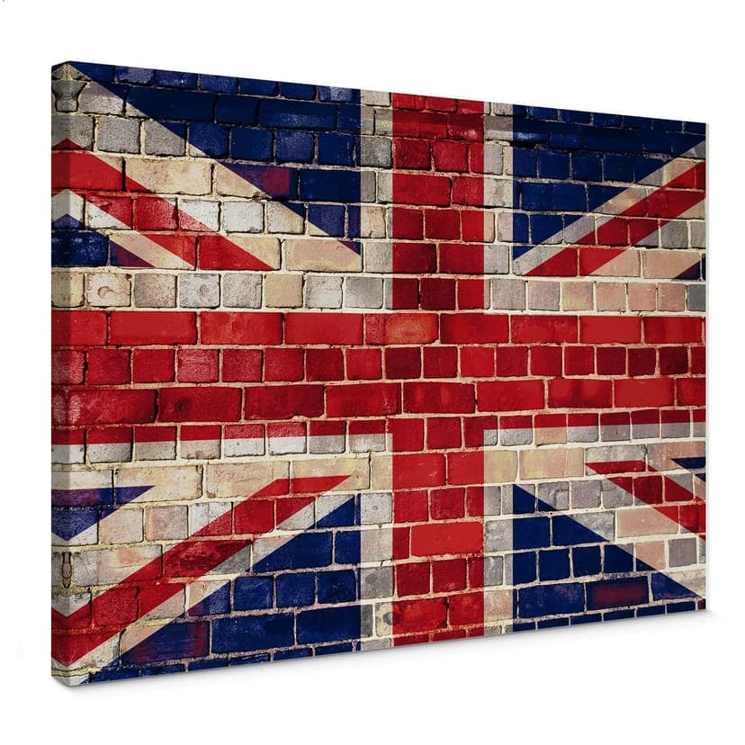 Stampa su tela - Muro Union Jack