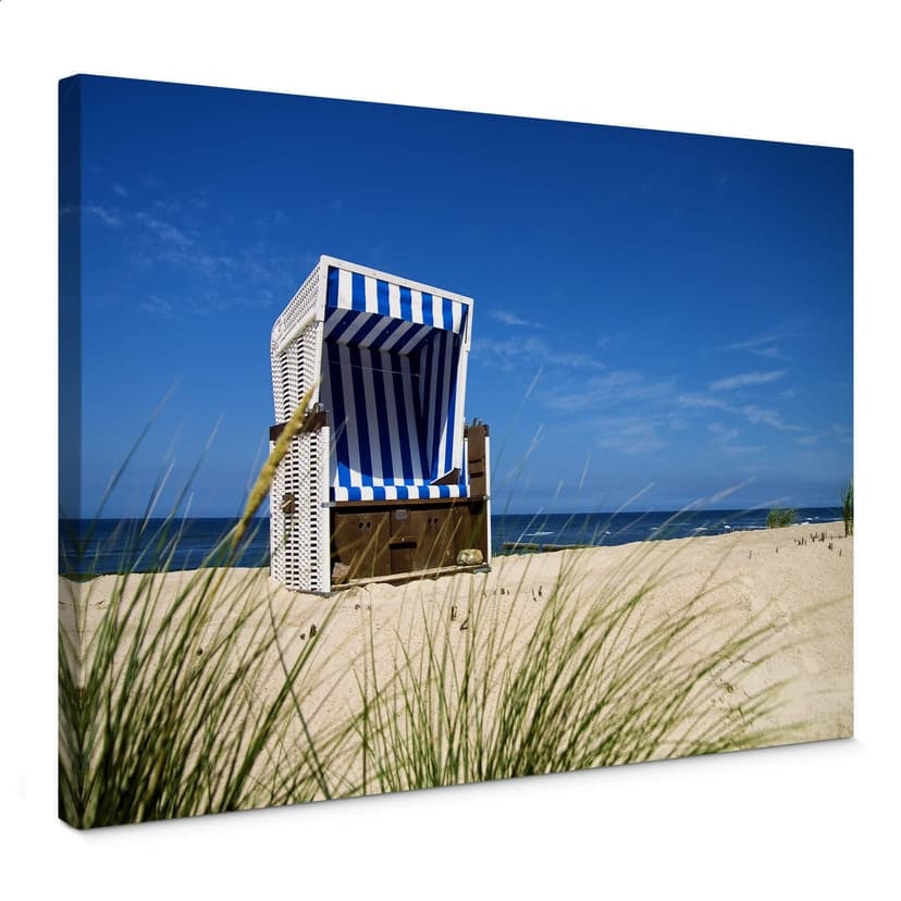 Poltroncina da spiaggia in vimini