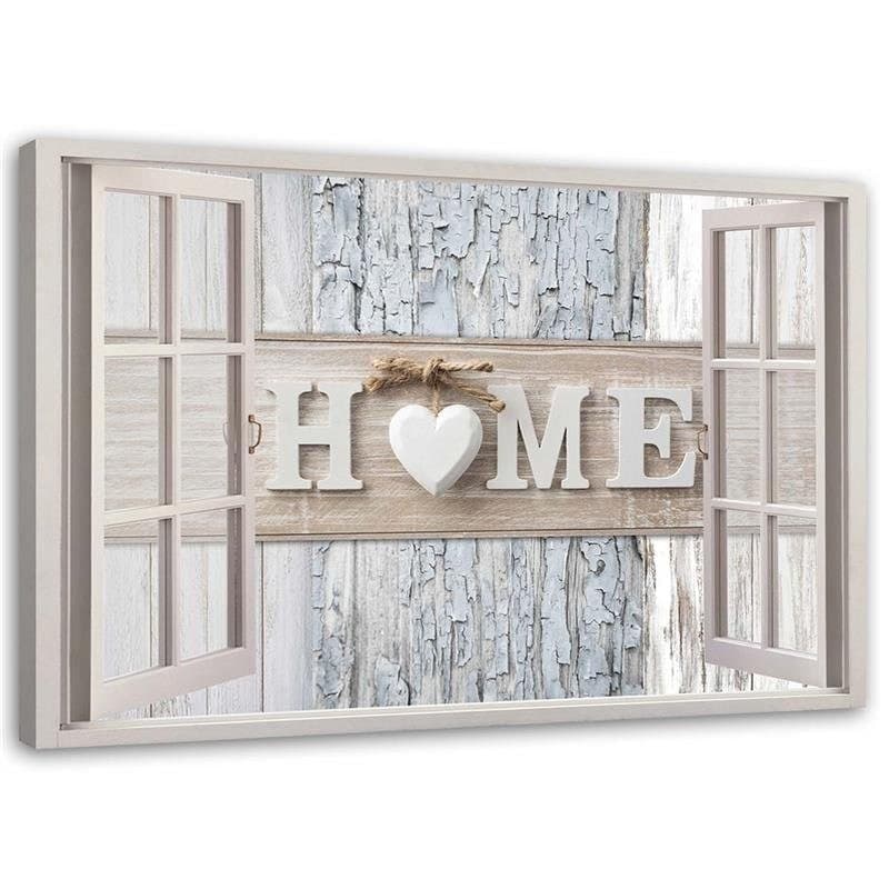 Stampe su tela, finestra Casa Shabby Chic