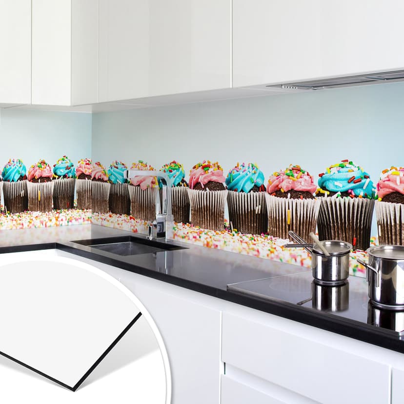 Rivestimento cucina - Alu-Dibond - Party Cupcakes