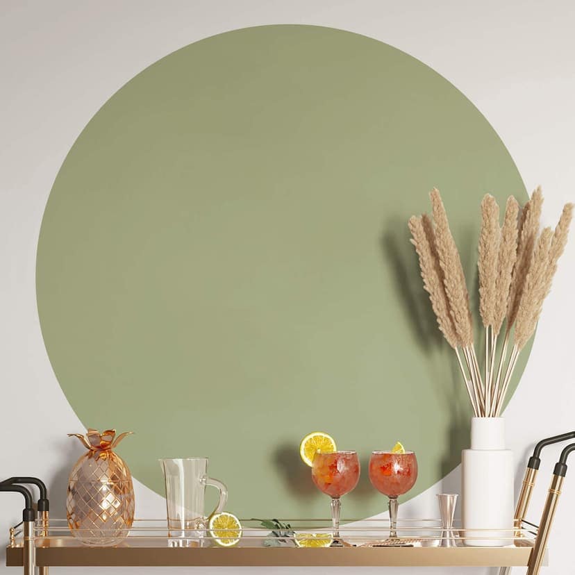 Adesivo murale Cerchio di Pistacchio