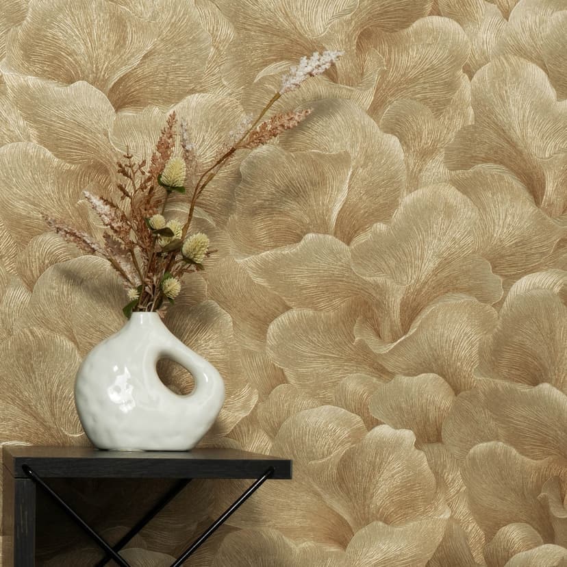 Guido Maria Kretschmer Carta da parati a motivi floreali Floral Glow Fashion for Walls 5 oro