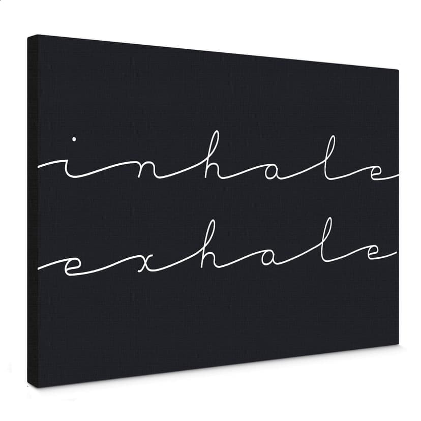 Stampa su tela - Inhale exhale
