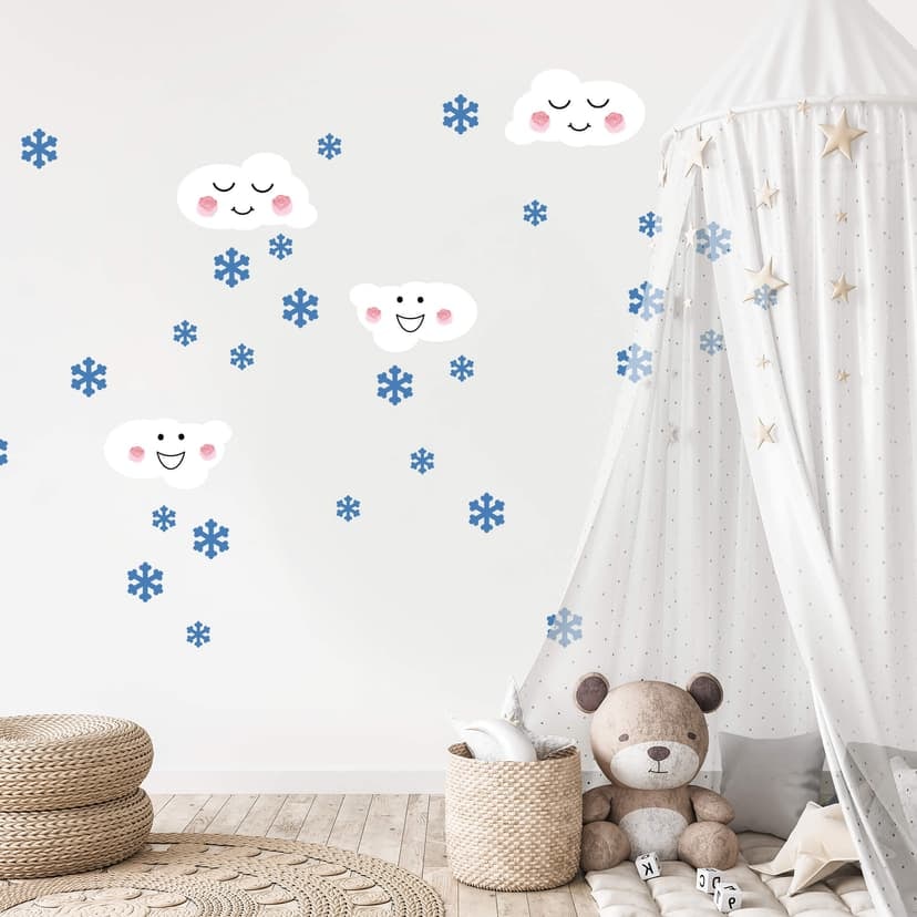Adesivo murale - Fiocchi di neve