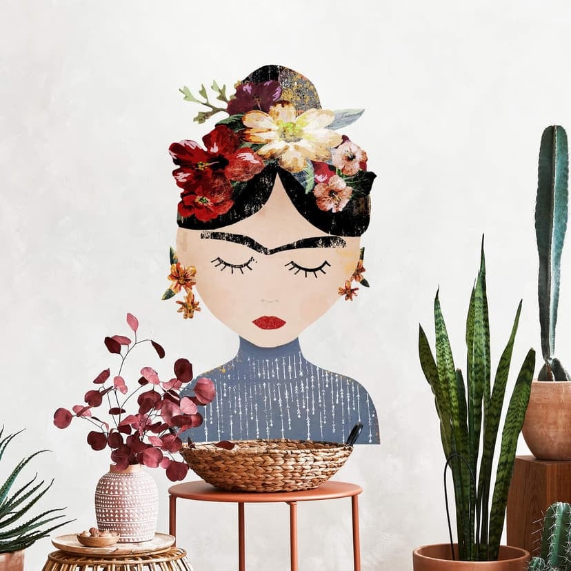 Tatuaggio da parete Treechild - Flowery Frida