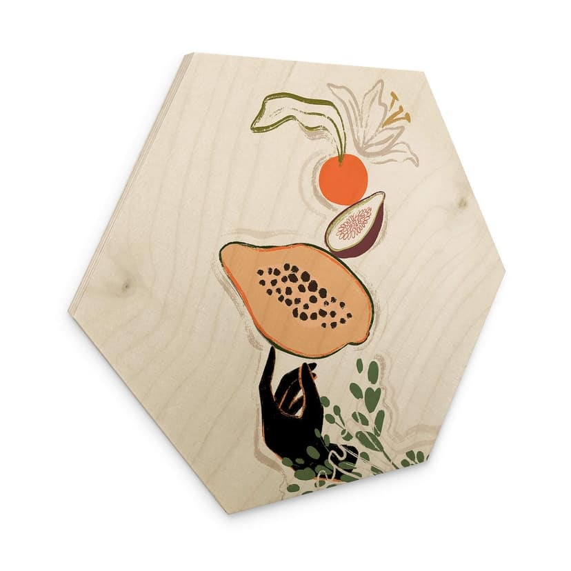 Esagono in legno Arty Guava - Papaya Balance