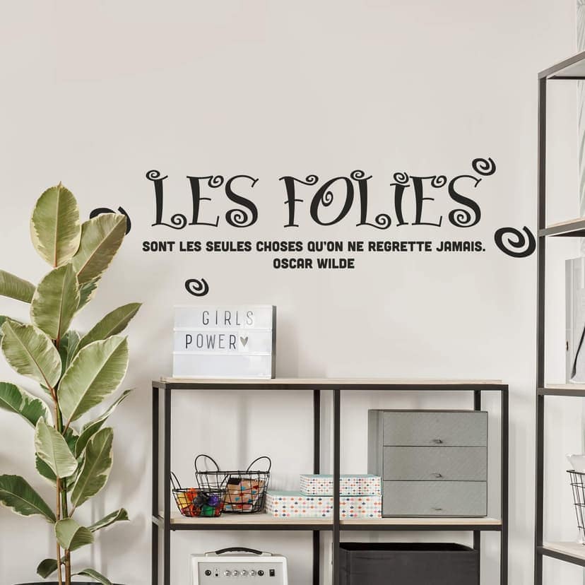 Adesivo murale - Les folies...