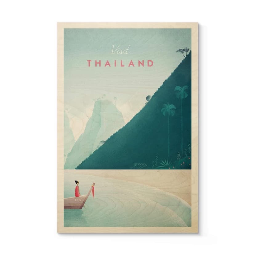 Stampa su legno Rivers - Tailandia