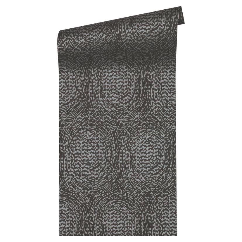 Carta da parati Alpha - Cerchi metallic